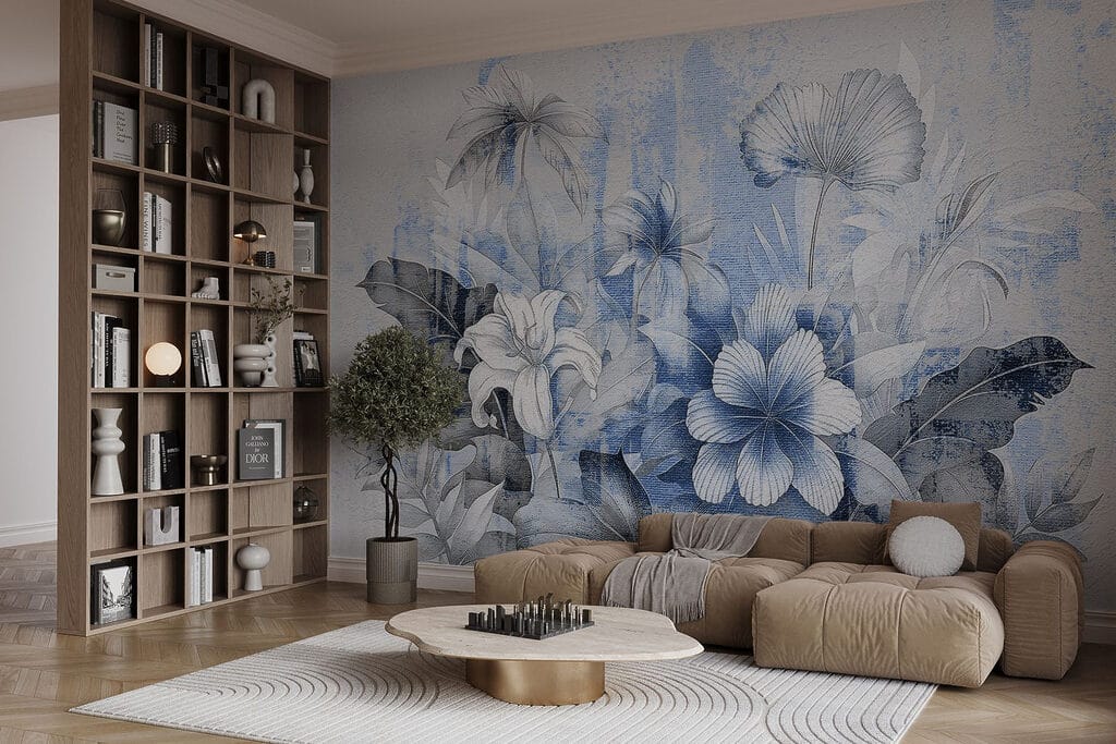 Flores sobre cores gastas — interior 3