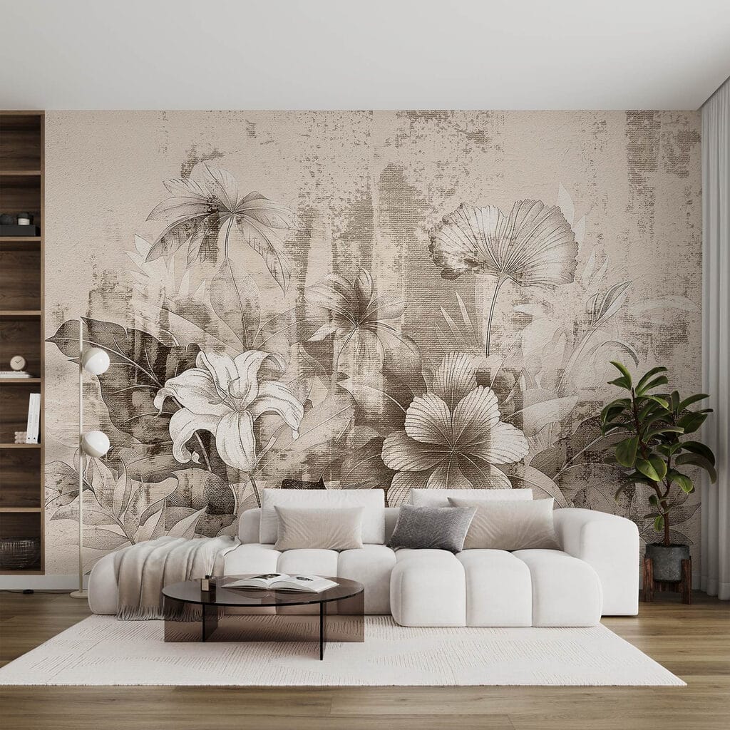 Flores sobre cores gastas — interior 2