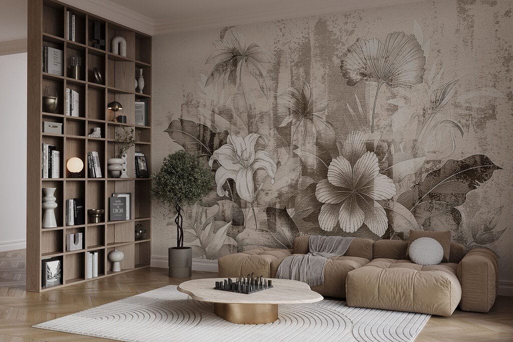 Flores sobre cores gastas — interior 4