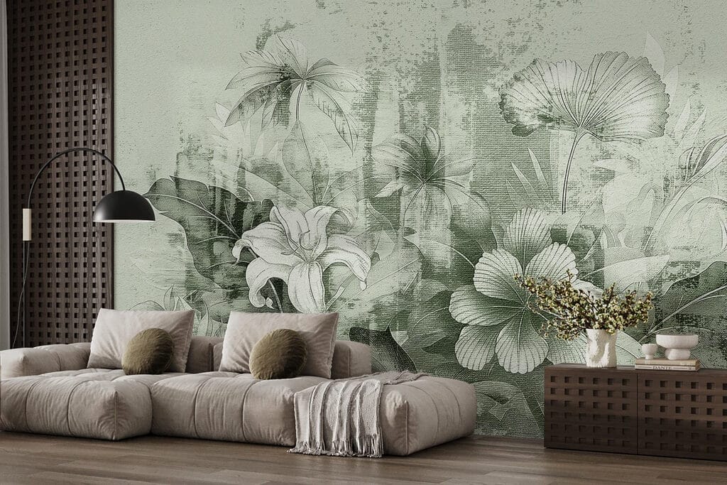 Flores sobre cores gastas — interior 3
