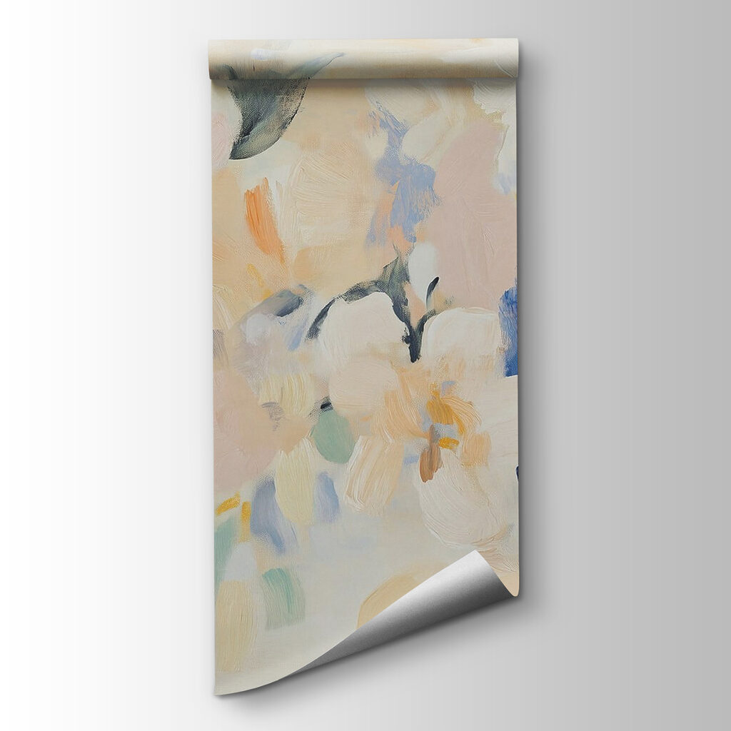 Flores abstratas em tinta — vista do produto