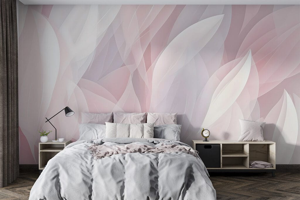 Folhas rosa em camadas — interior 3