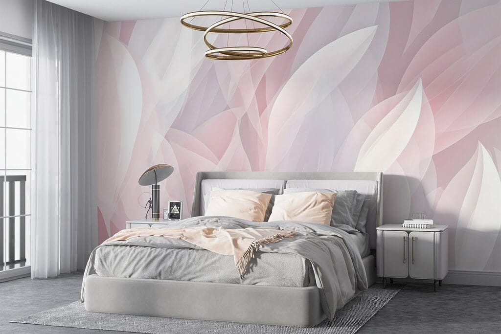 Folhas rosa em camadas — interior 4