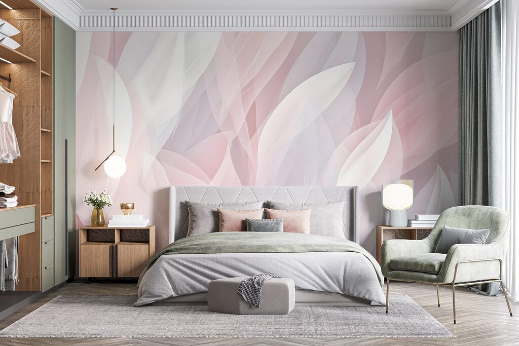 Folhas rosa em camadas — interior 5