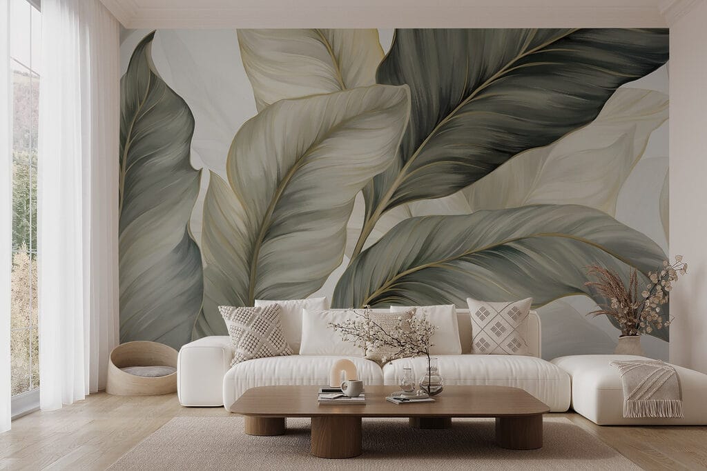 Folhas curvas e sobrepostas — interior 3