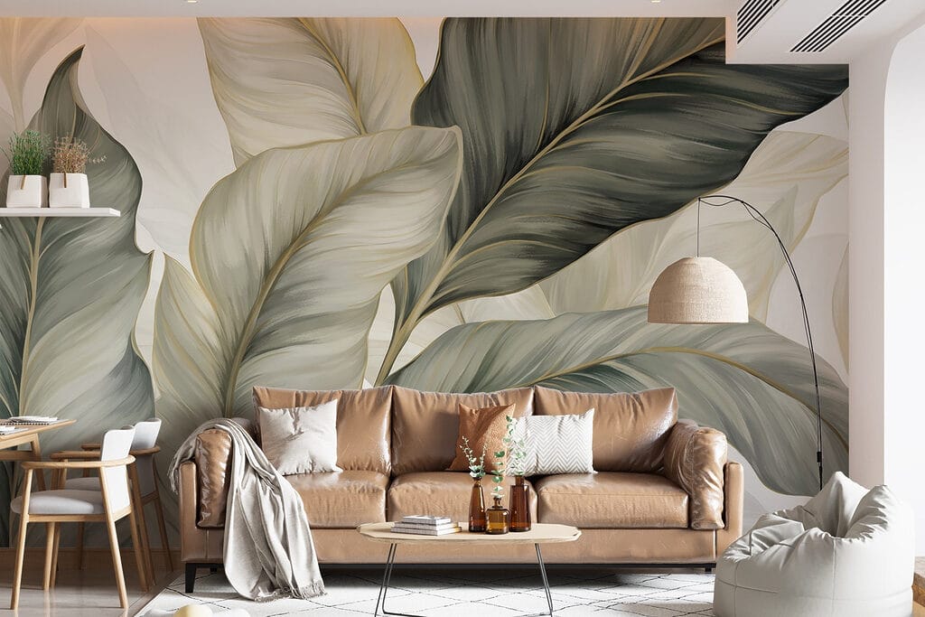Folhas curvas e sobrepostas — interior 4