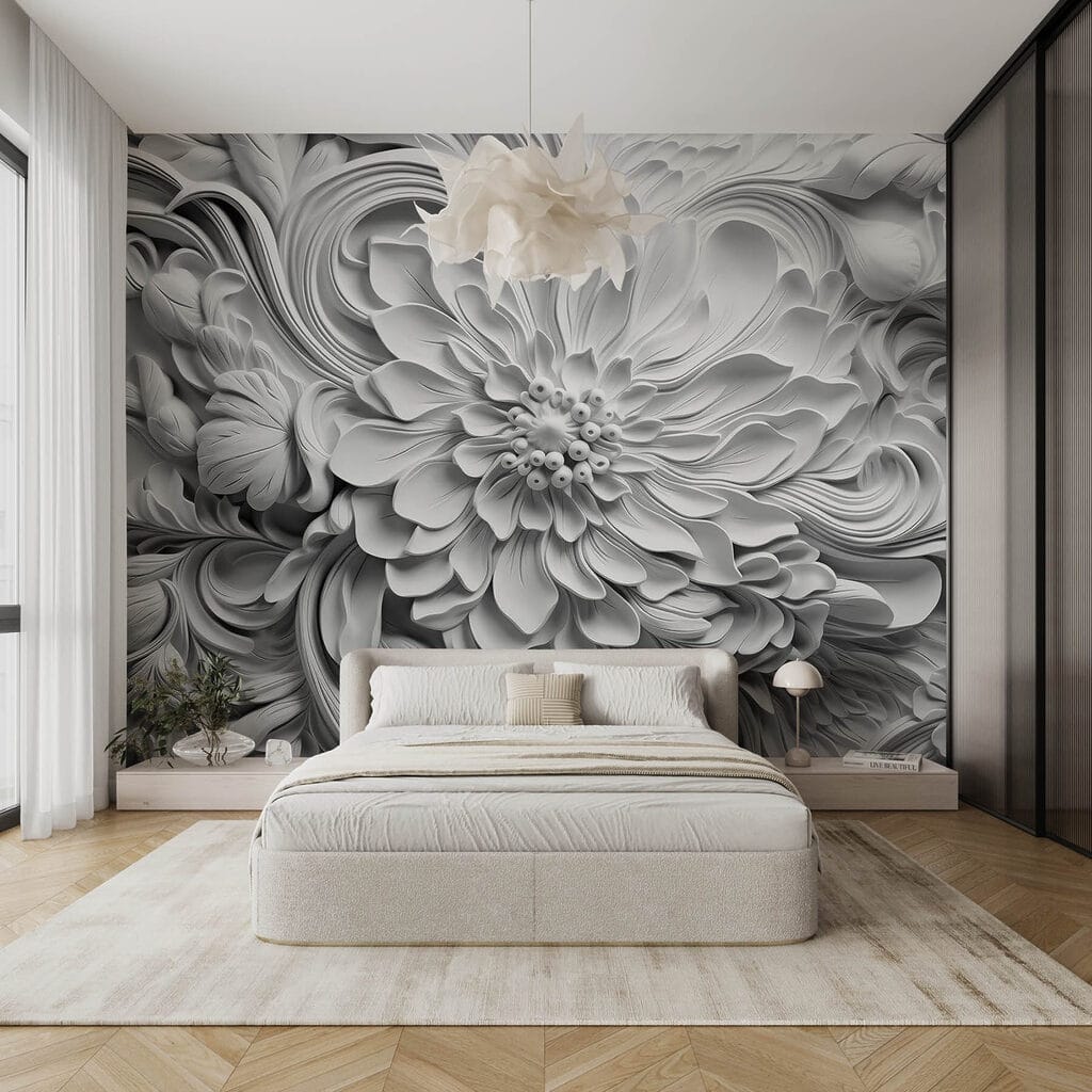 Flores com folhas enroladas — interior 3