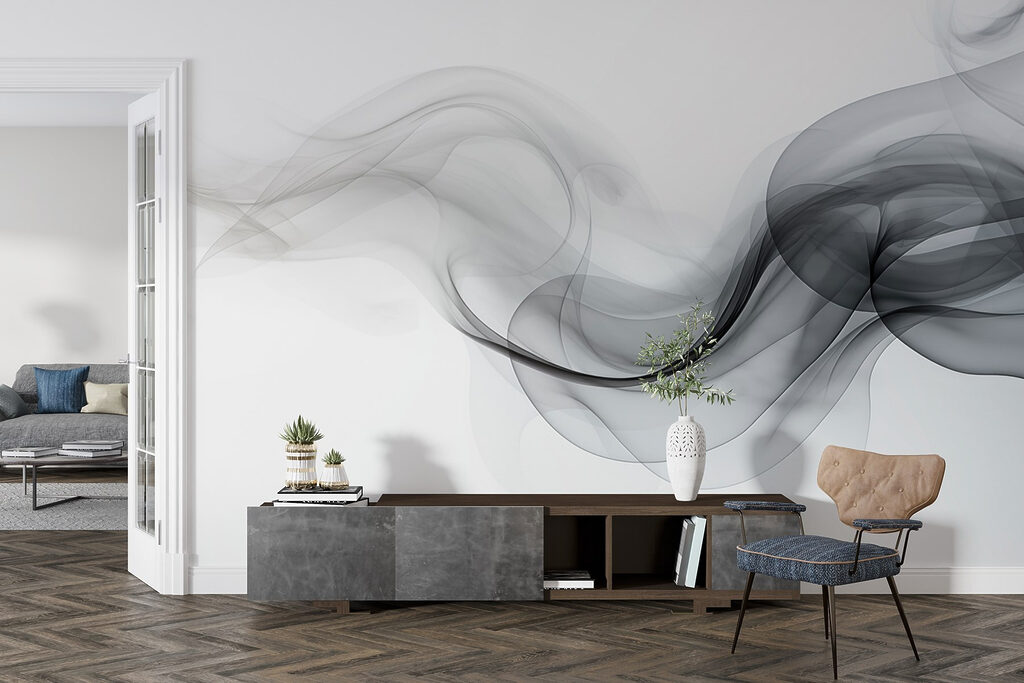 Fumo cinzento sobre branco — interior 4