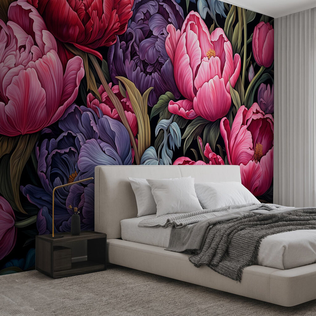 Peónias e tulipas — interior 1