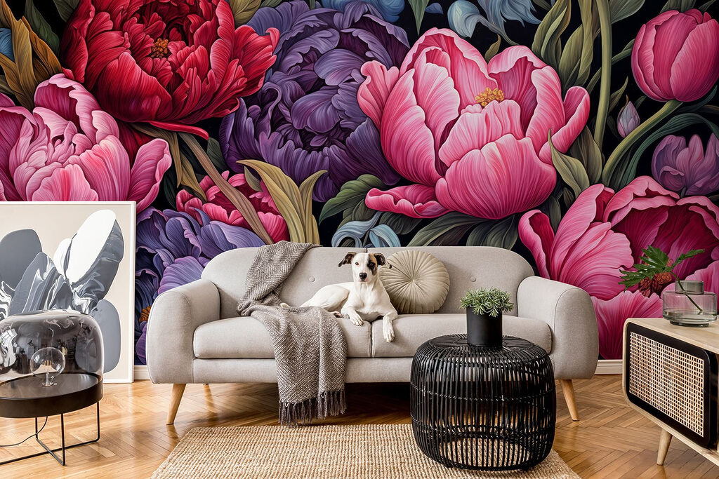 Peónias e tulipas — interior 3