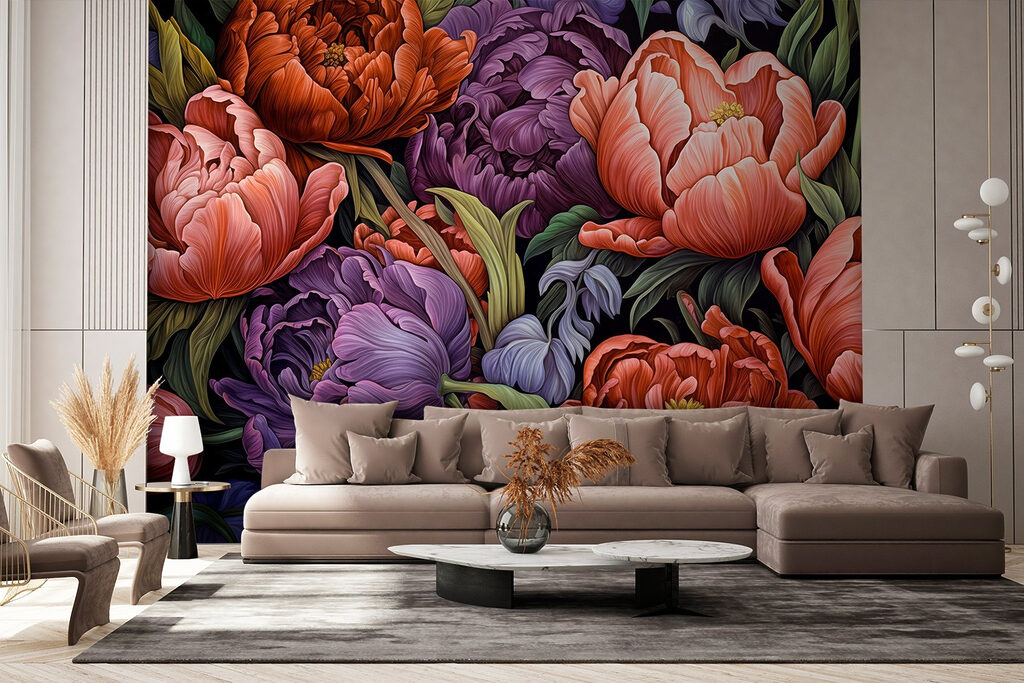 Peónias e tulipas — interior 3