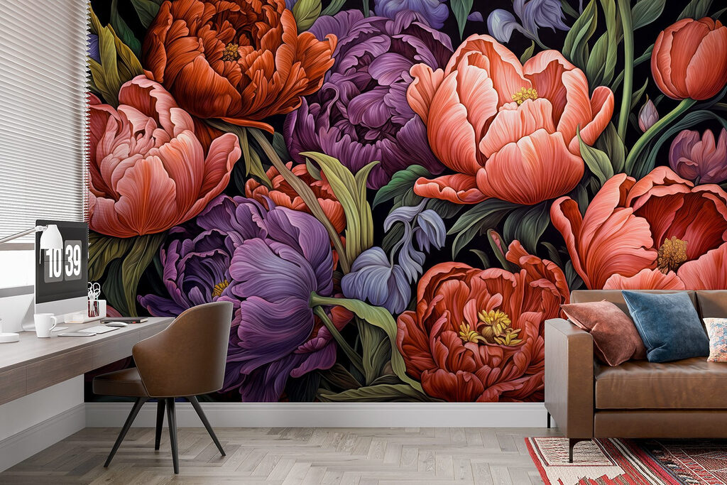 Peónias e tulipas — interior 6