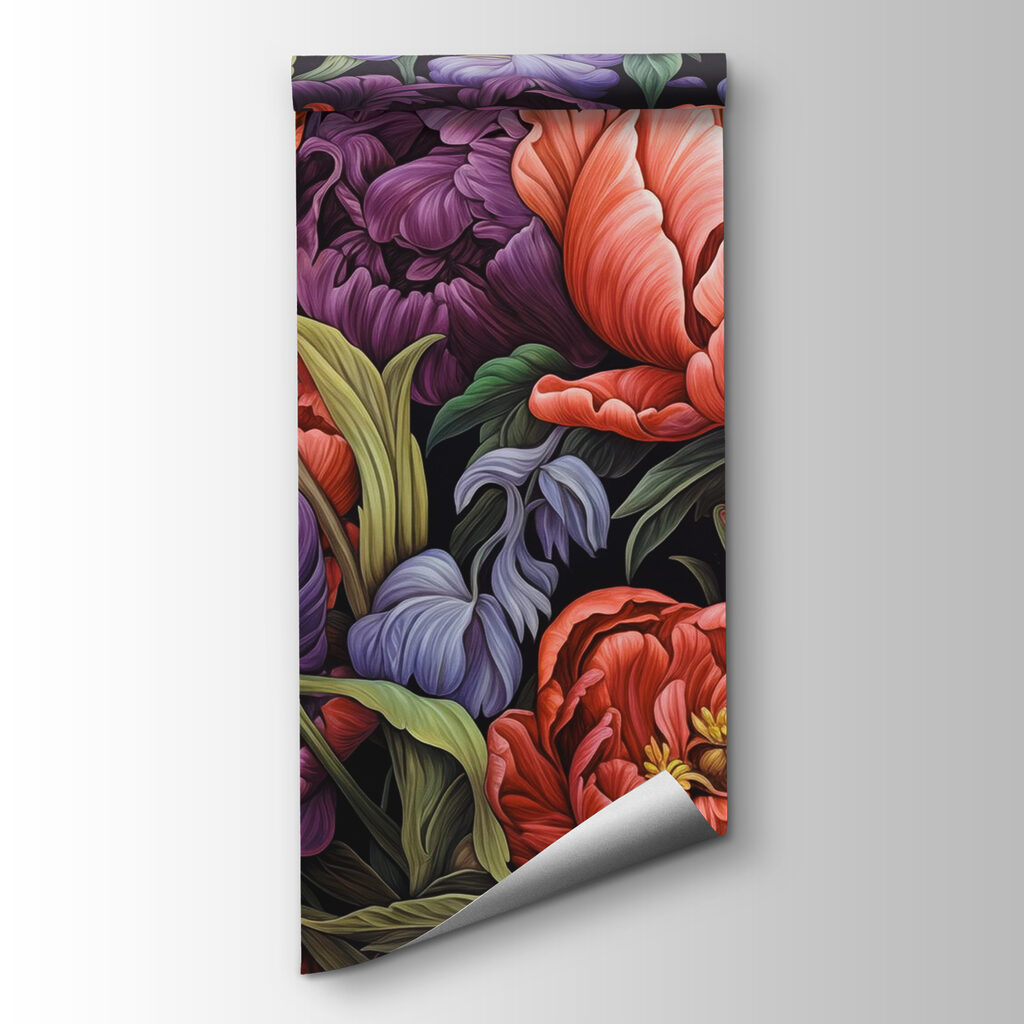 Peónias e tulipas — vista do produto