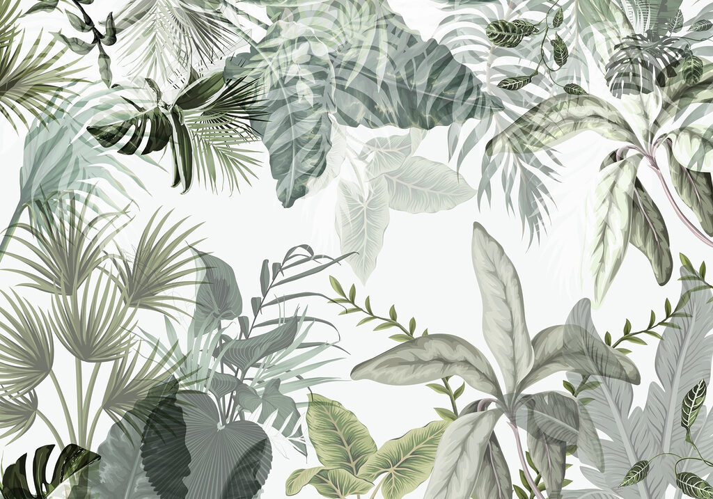 Coroa de folhas verdes — design completo