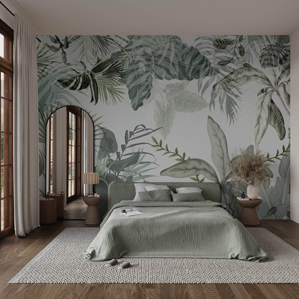 Coroa de folhas verdes — interior 2