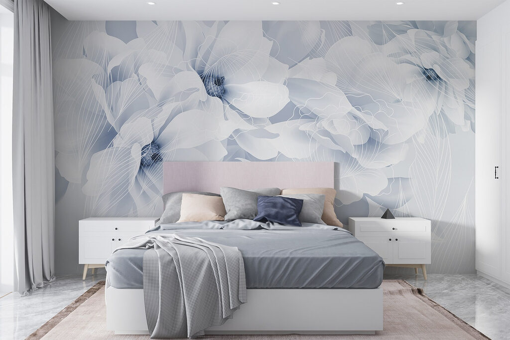 Flores de contorno suave — interior 3
