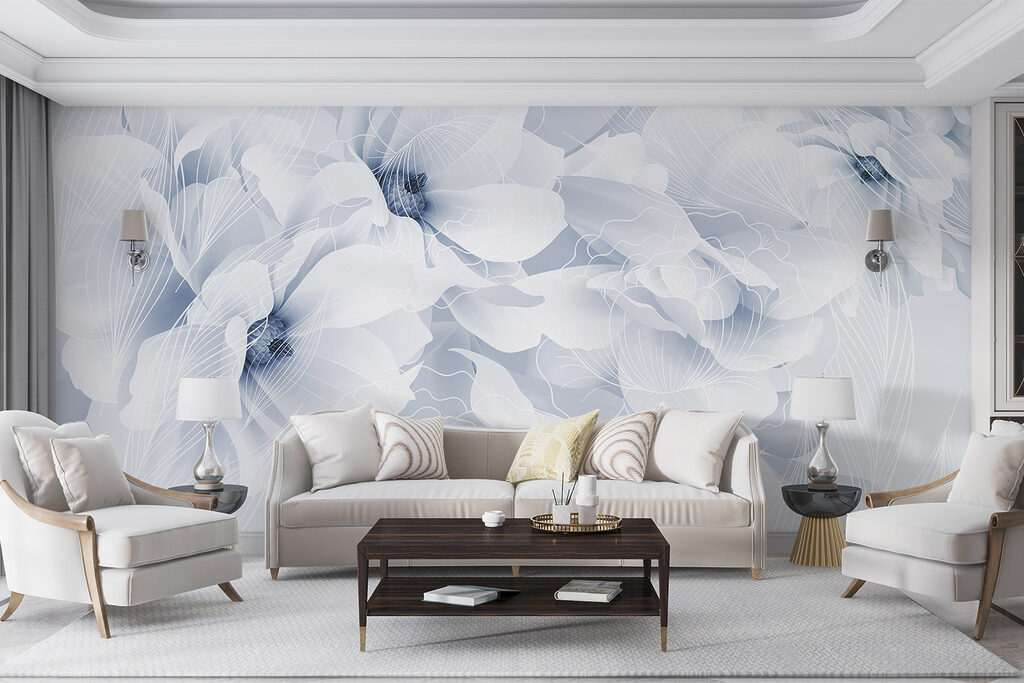 Flores de contorno suave — interior 4