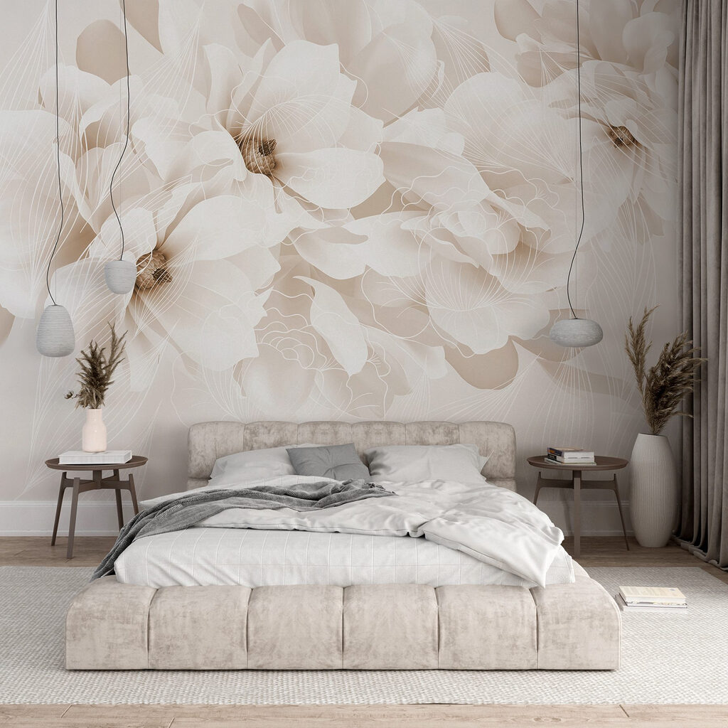 Flores de contorno suave — interior 3