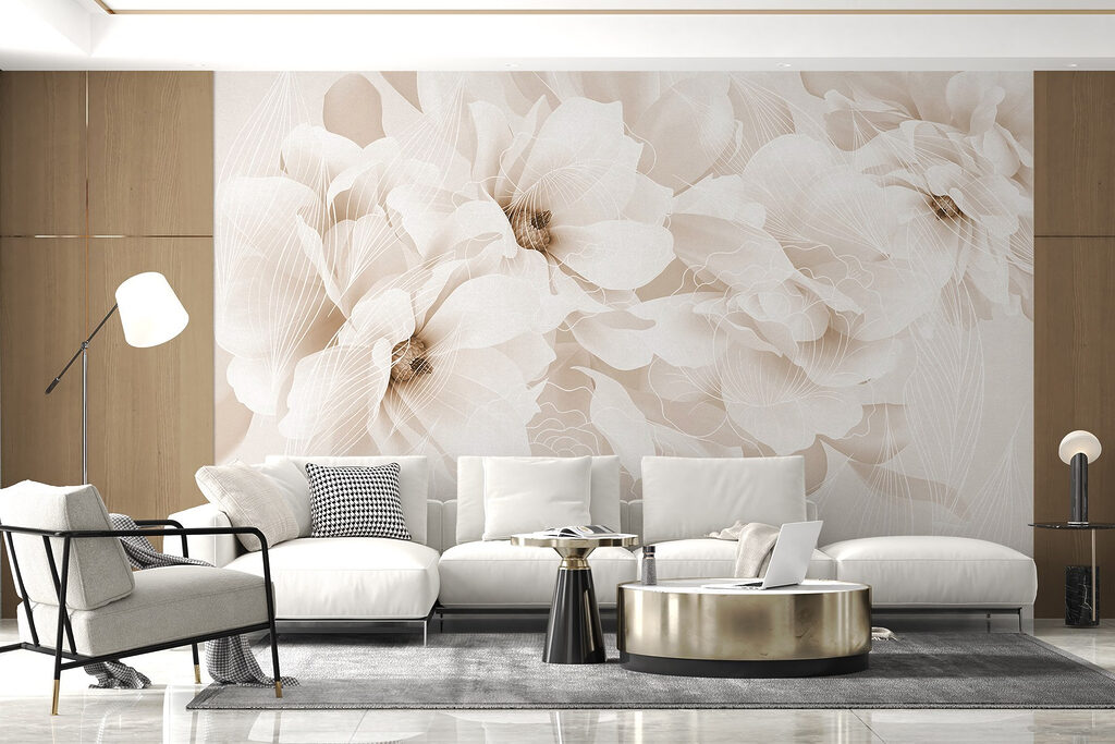 Flores de contorno suave — interior 5
