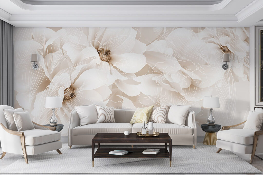 Flores de contorno suave — interior 6