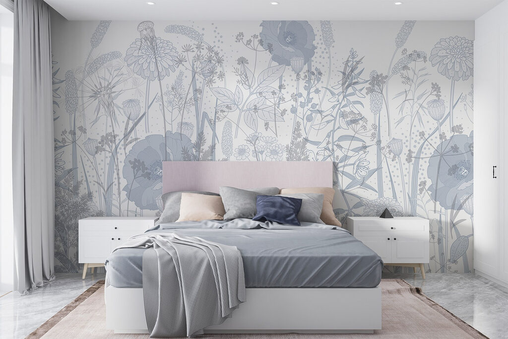 Flores silvestres em linhas — interior 1