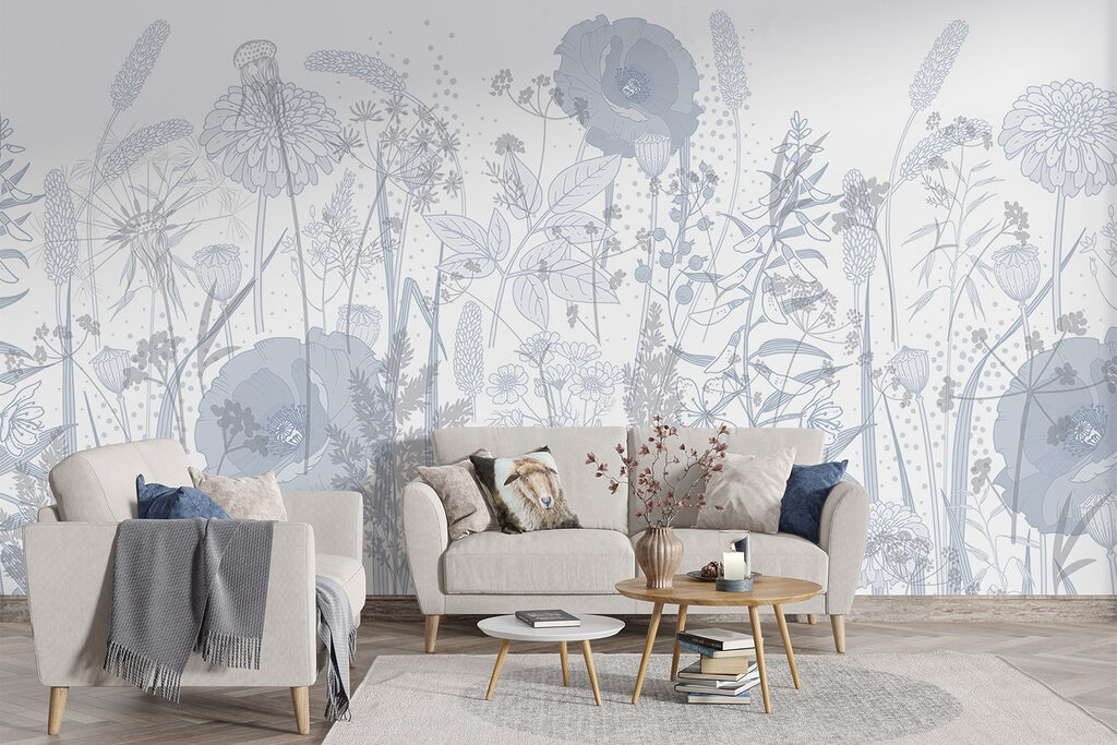Flores silvestres em linhas — interior 2