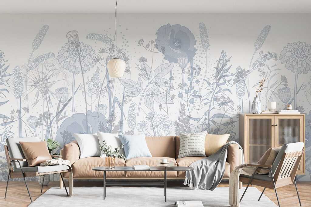 Flores silvestres em linhas — interior 3