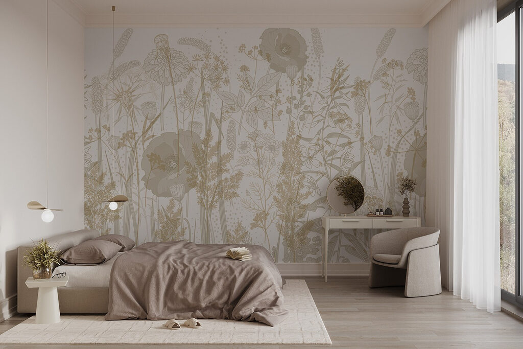 Flores silvestres em linhas — interior 2