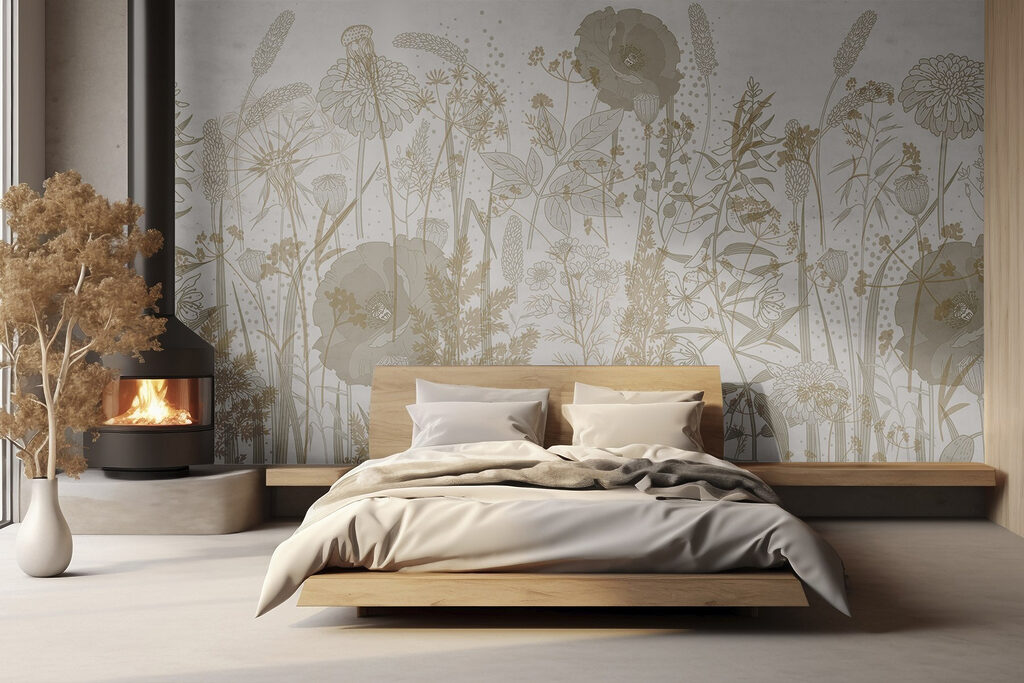 Flores silvestres em linhas — interior 3