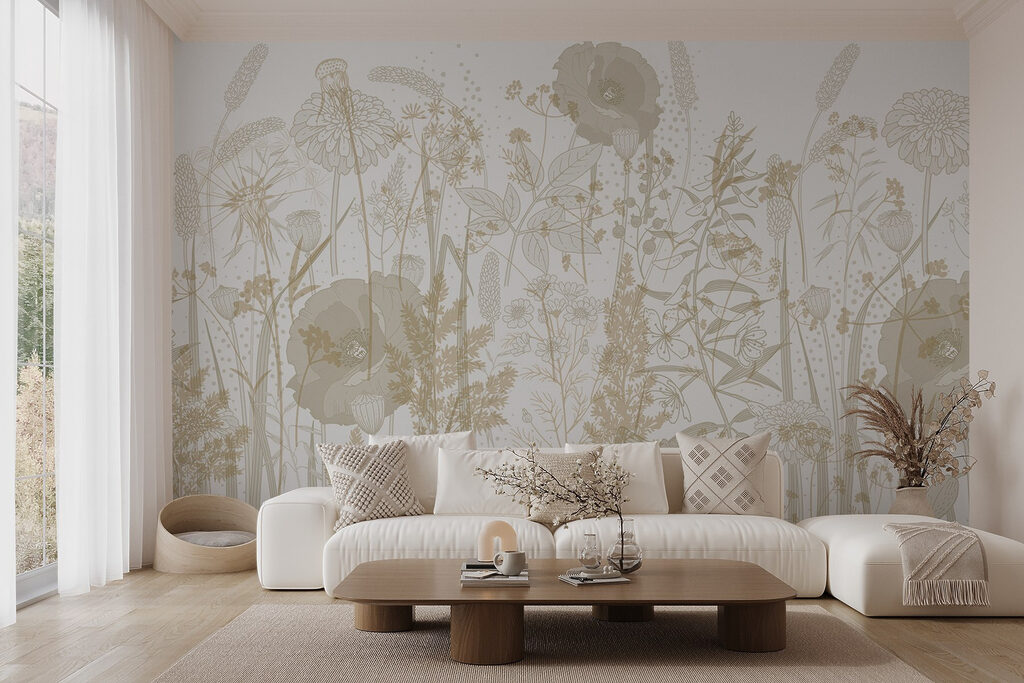 Flores silvestres em linhas — interior 4