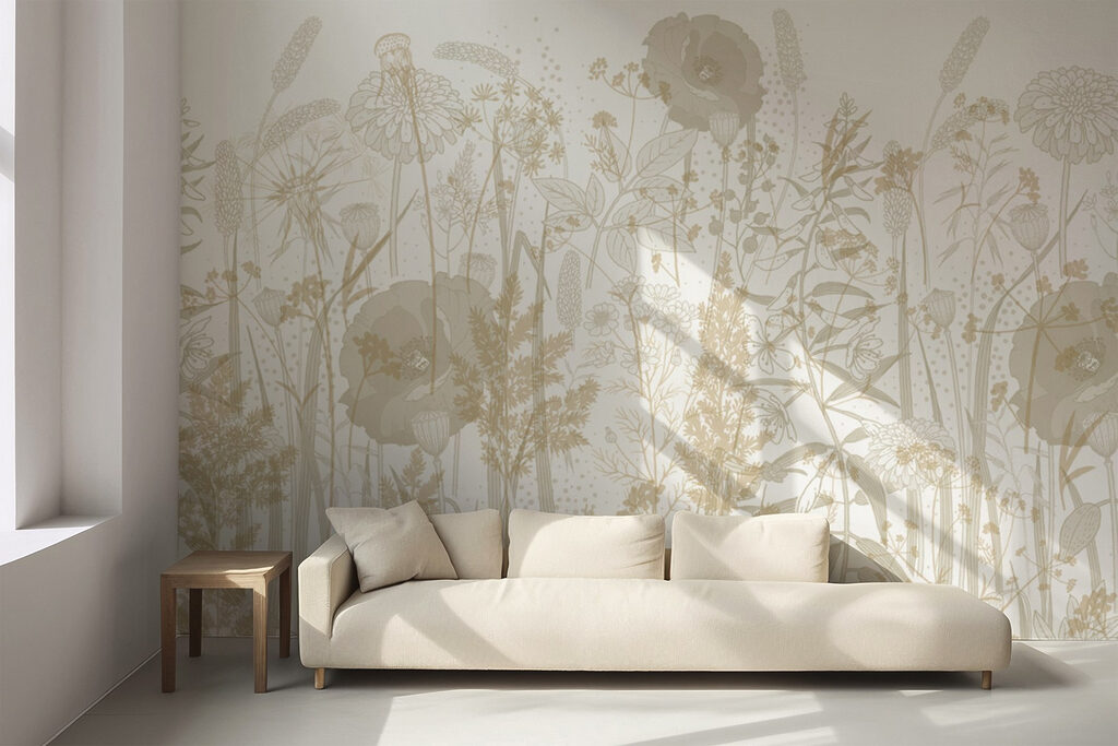 Flores silvestres em linhas — interior 5