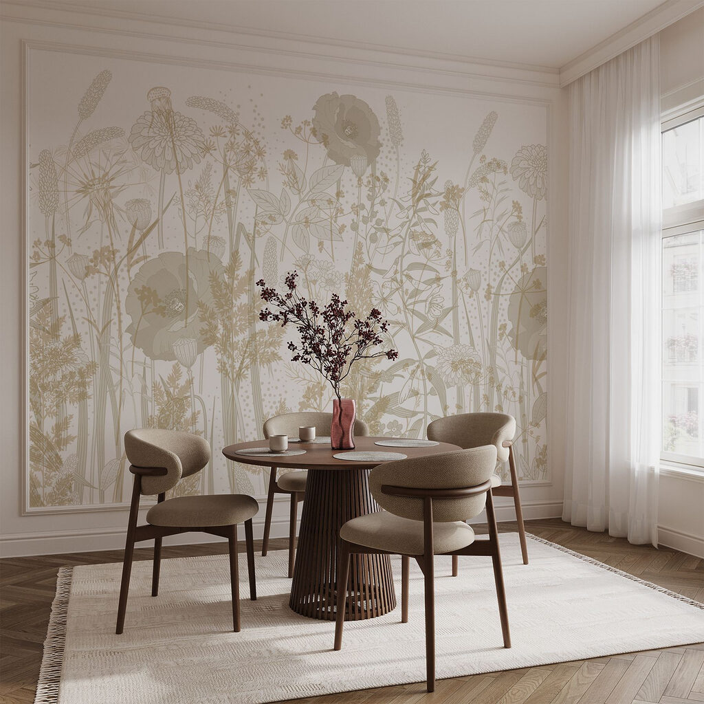 Flores silvestres em linhas — interior 6
