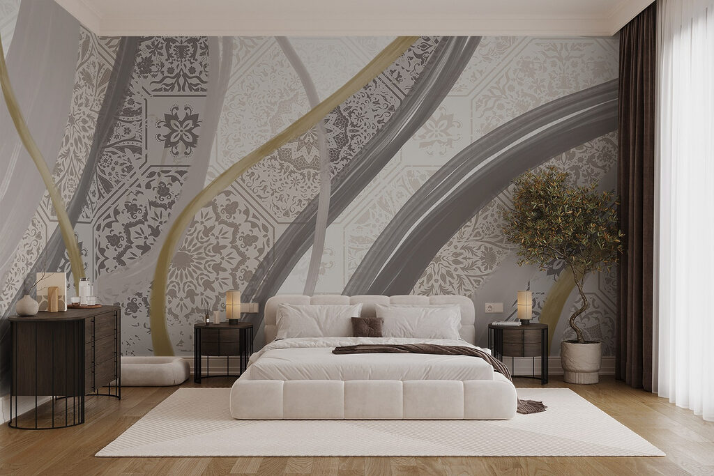 Faixas sinuosas com azulejos — interior 3