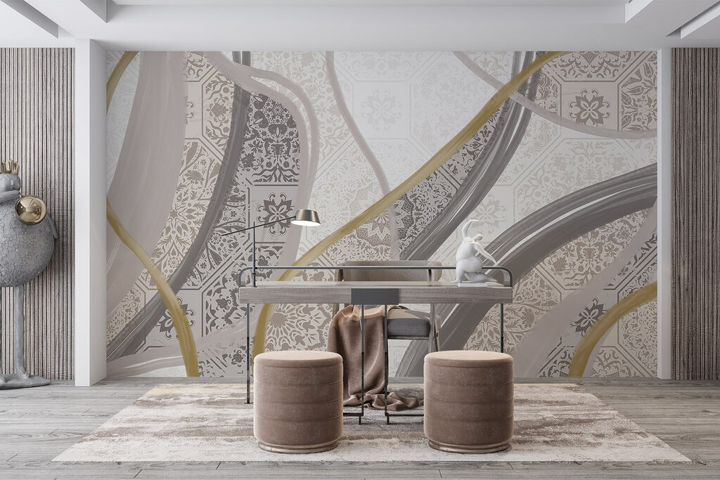 Faixas sinuosas com azulejos — interior 6