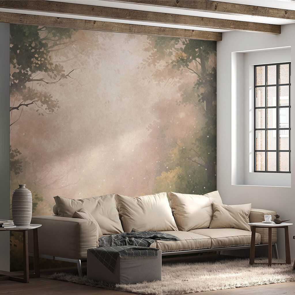 Luz na floresta enevoada — interior 3
