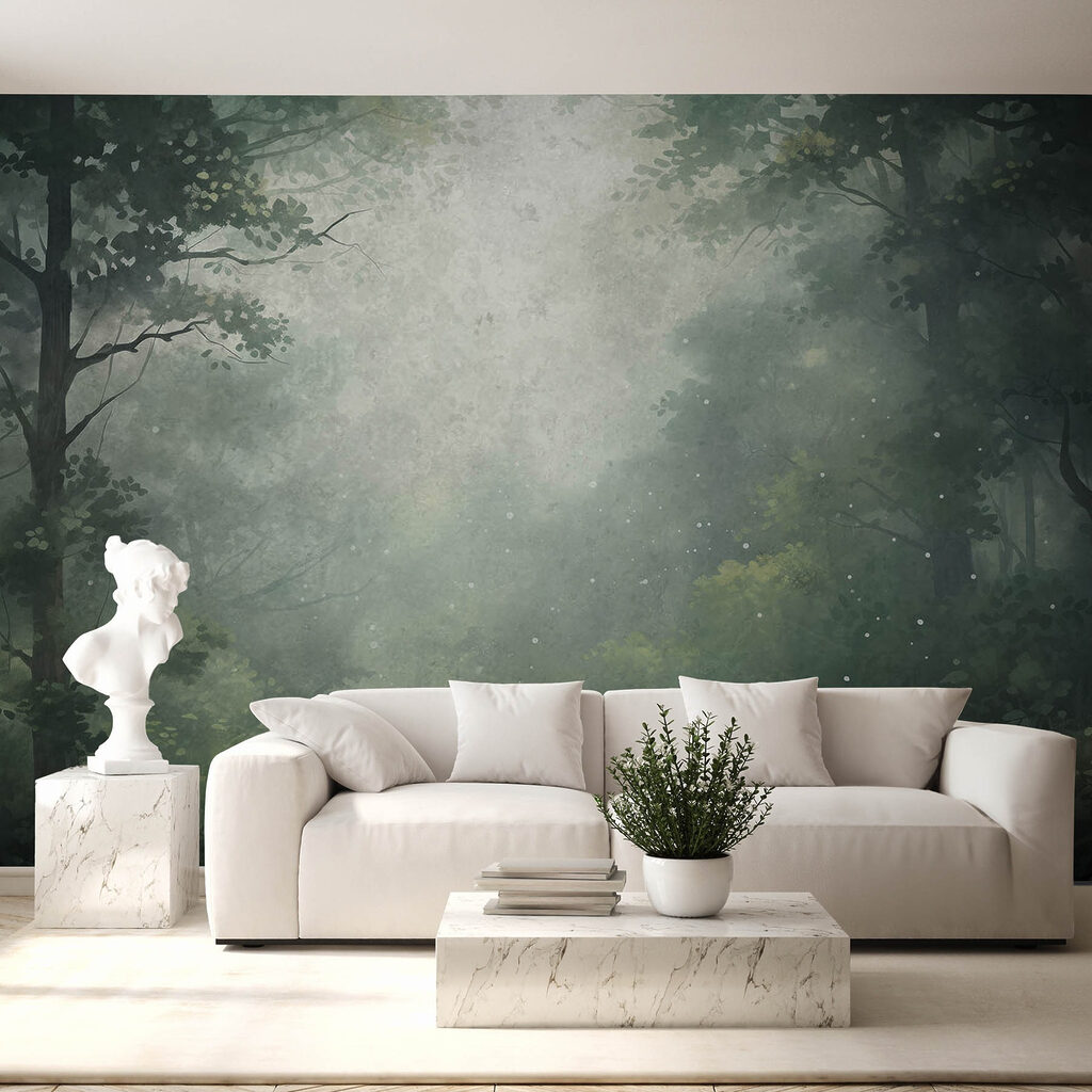 Luz na floresta enevoada — interior 3