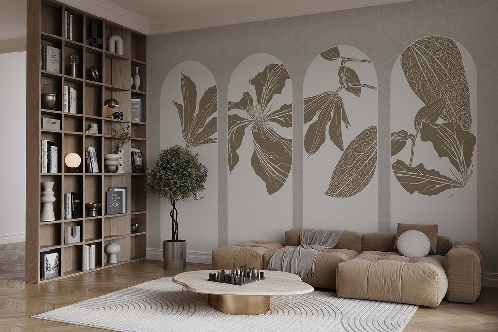 Quatro arcos com flores — interior 5