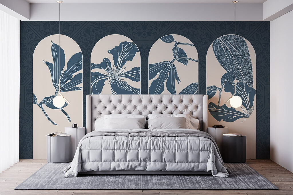 Quatro arcos com flores — interior 2
