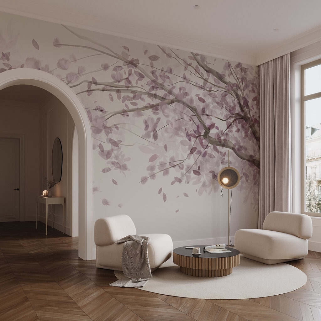 Ramos finos em arco — interior 6