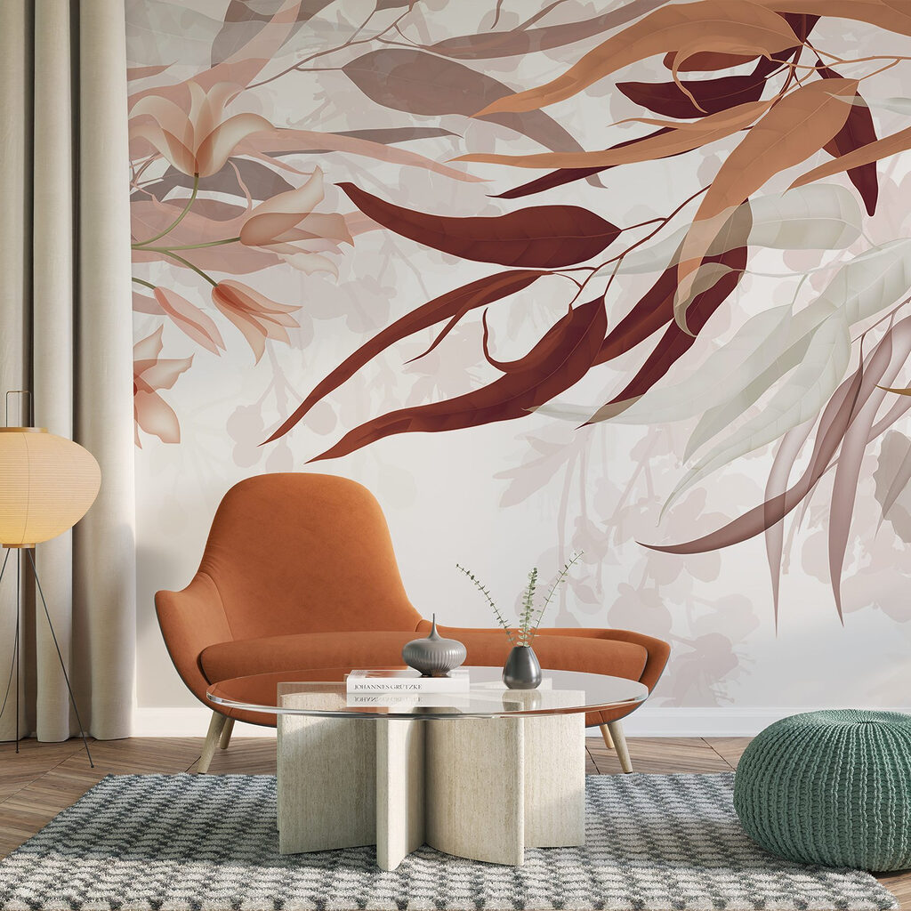 Folhas cor-de-rosa pendentes — interior 4