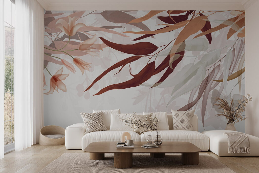 Folhas cor-de-rosa pendentes — interior 6