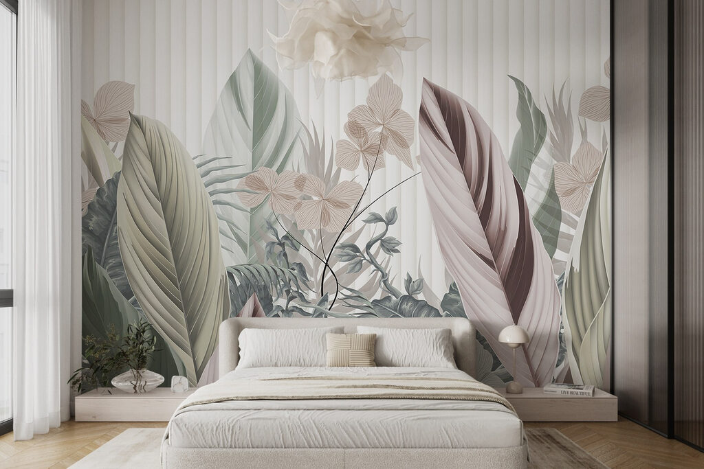 Jardim tropical em riscas — interior 3