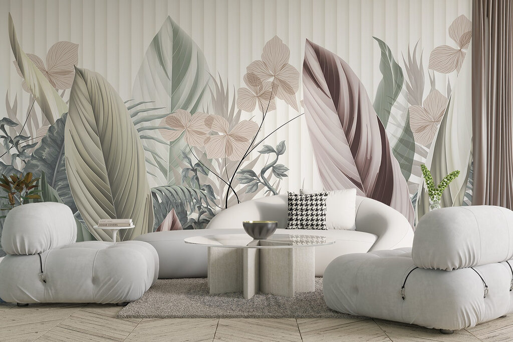 Jardim tropical em riscas — interior 5
