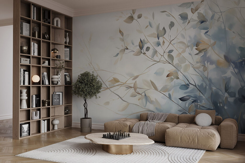 Ramos em névoa azul — interior 6