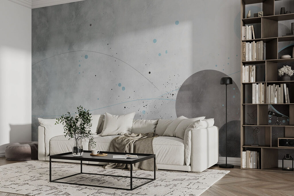 Círculos sobre cinzento — interior 2