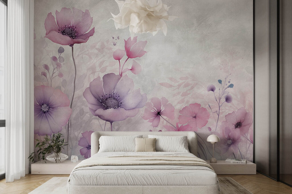 Flores silvestres em névoa — interior 1