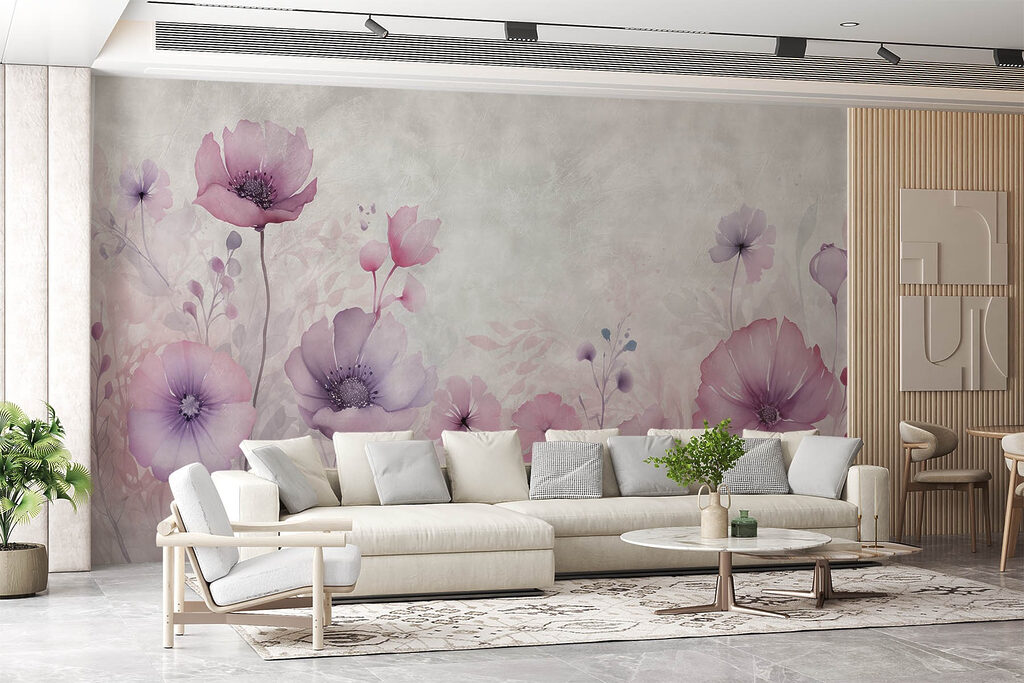 Flores silvestres em névoa — interior 2