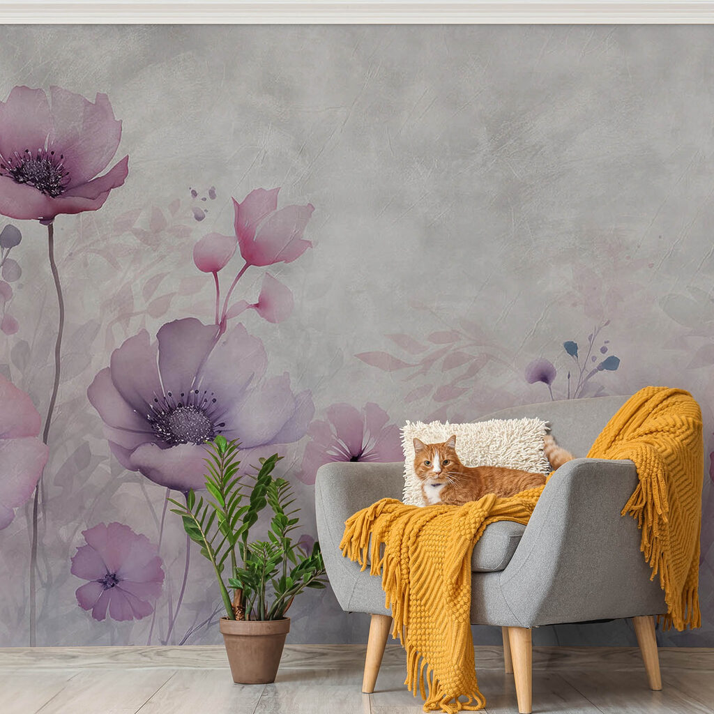 Flores silvestres em névoa — interior 3