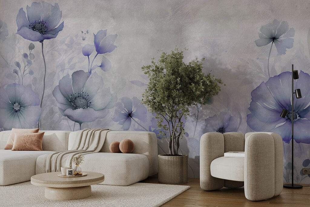 Flores silvestres em névoa — interior 2