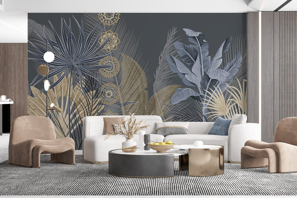 Formas tropicais gráficas — interior 5